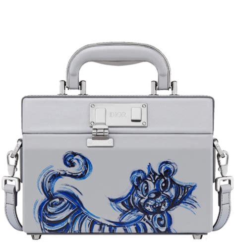 dior tasche tiger|Dior Lock DIOR AND KENNY SCHARF Handbag Gray Smooth .